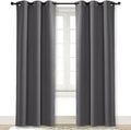Gray Thermal Noise Reducing Curtain