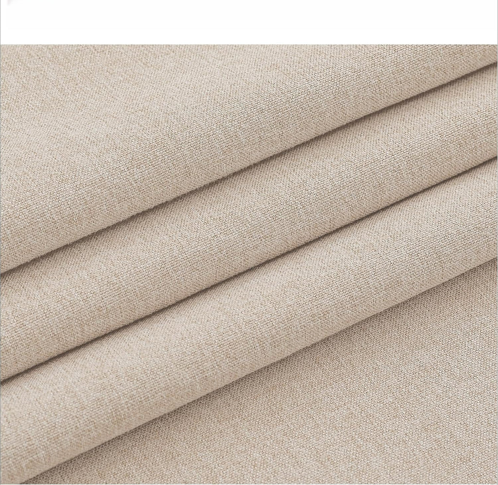 Taupe Multi-function Linen Curtains