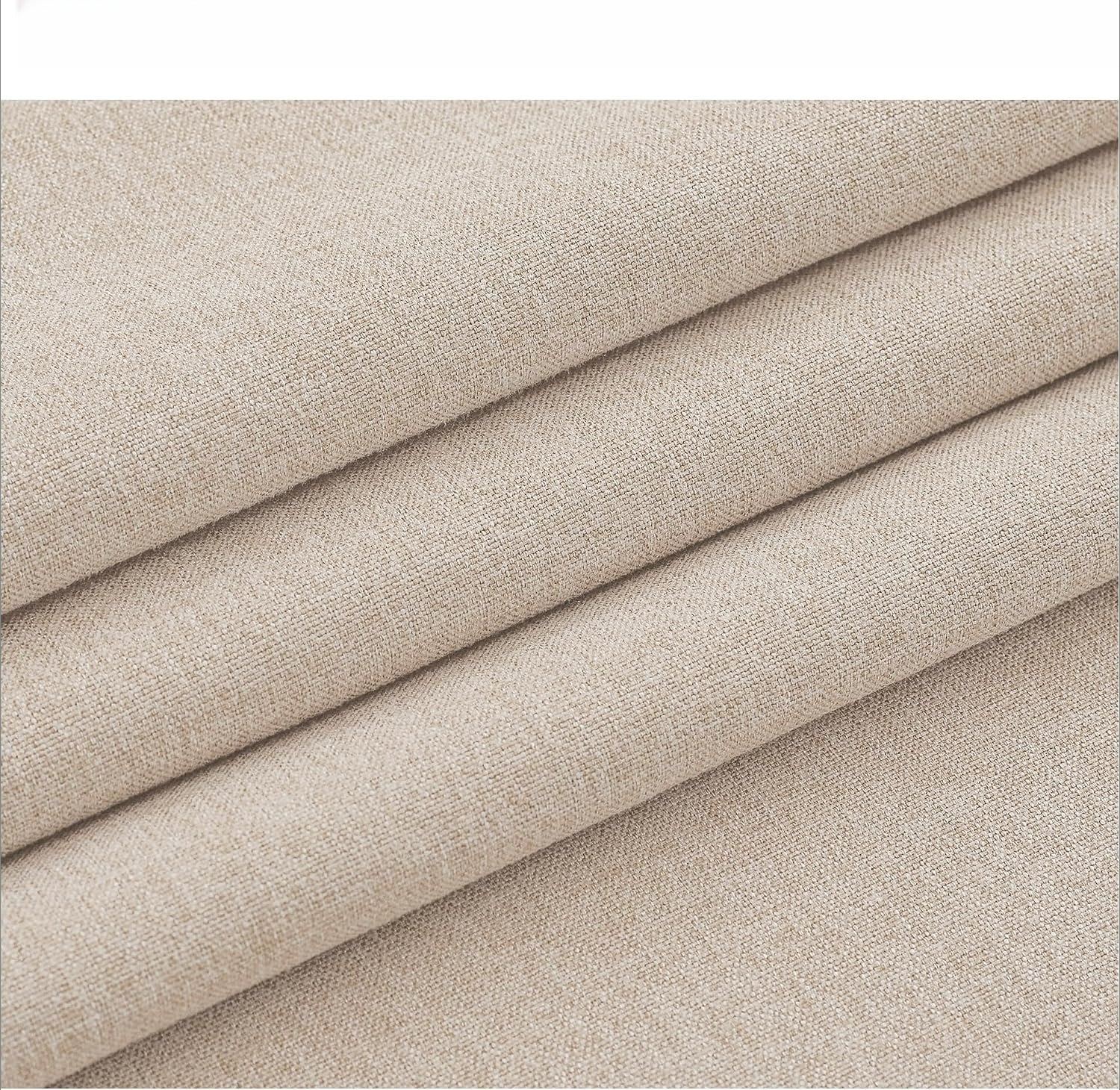 Taupe Multi-function Linen Curtains