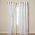 Vanilla Double Layer Blackout Curtains