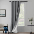 Grey Thermal Soundproof Curtains