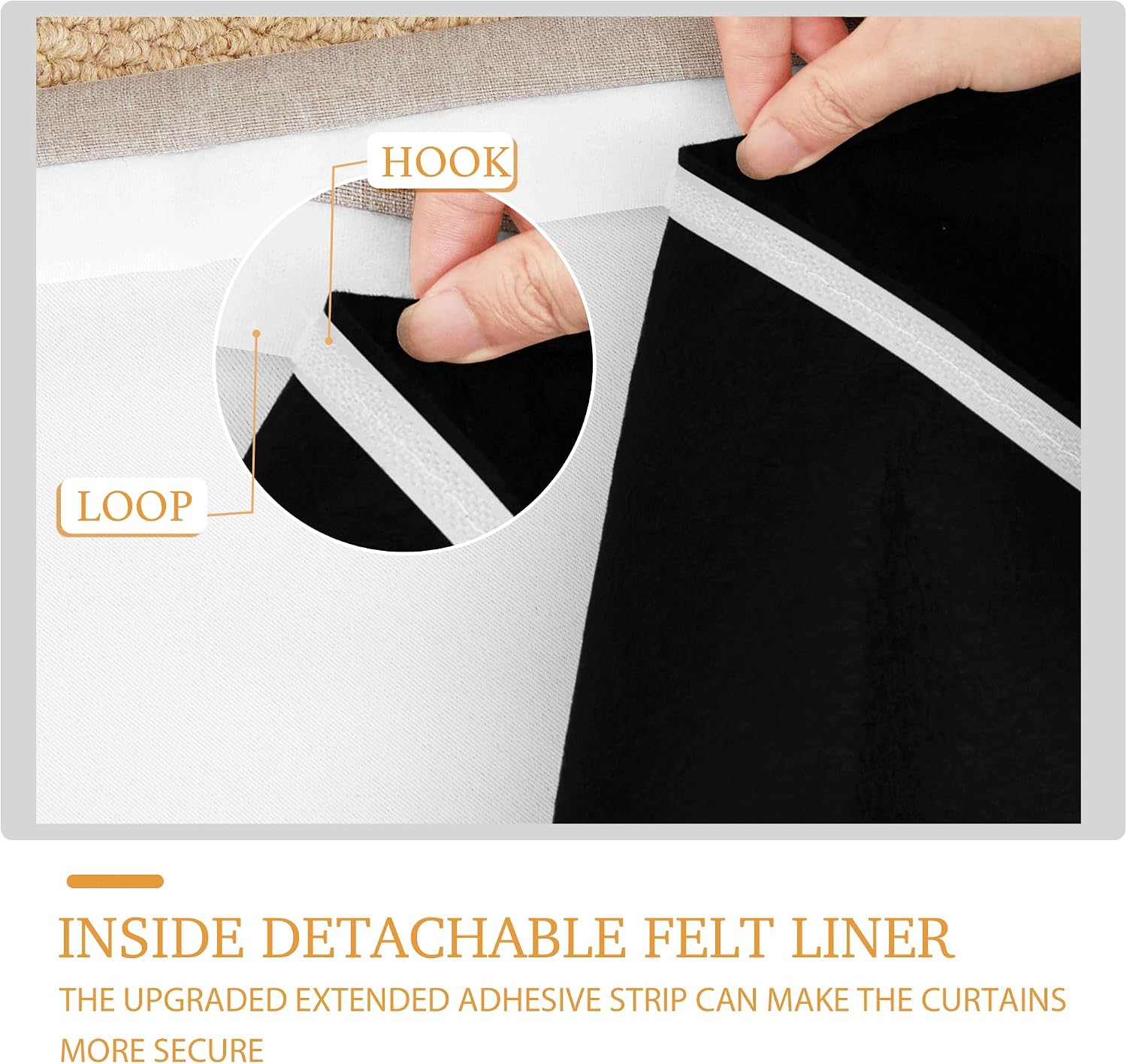 Taupe Linen Soundproof Curtains