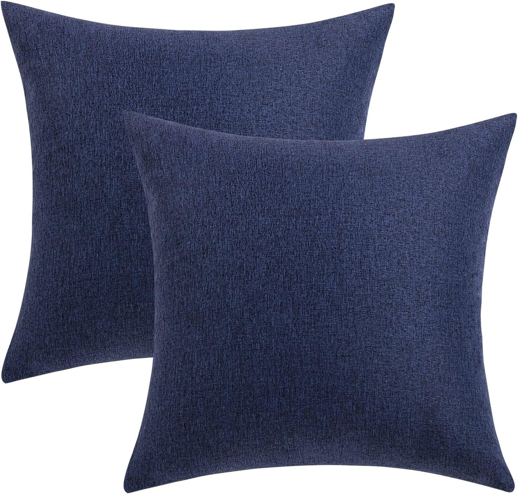 Navy Waterproof Outdoor Pillow Covers