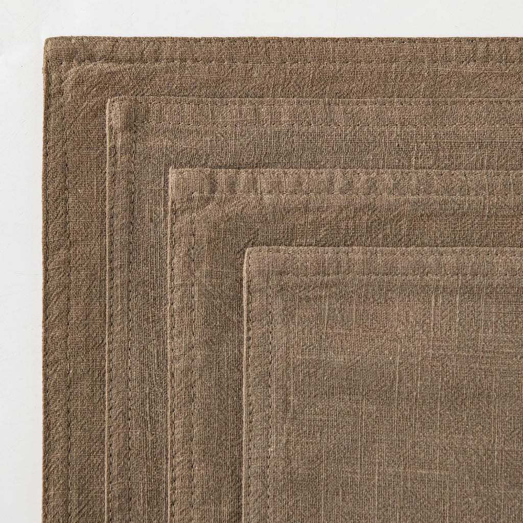 Deep Blue Linen Euro Pillow Covers