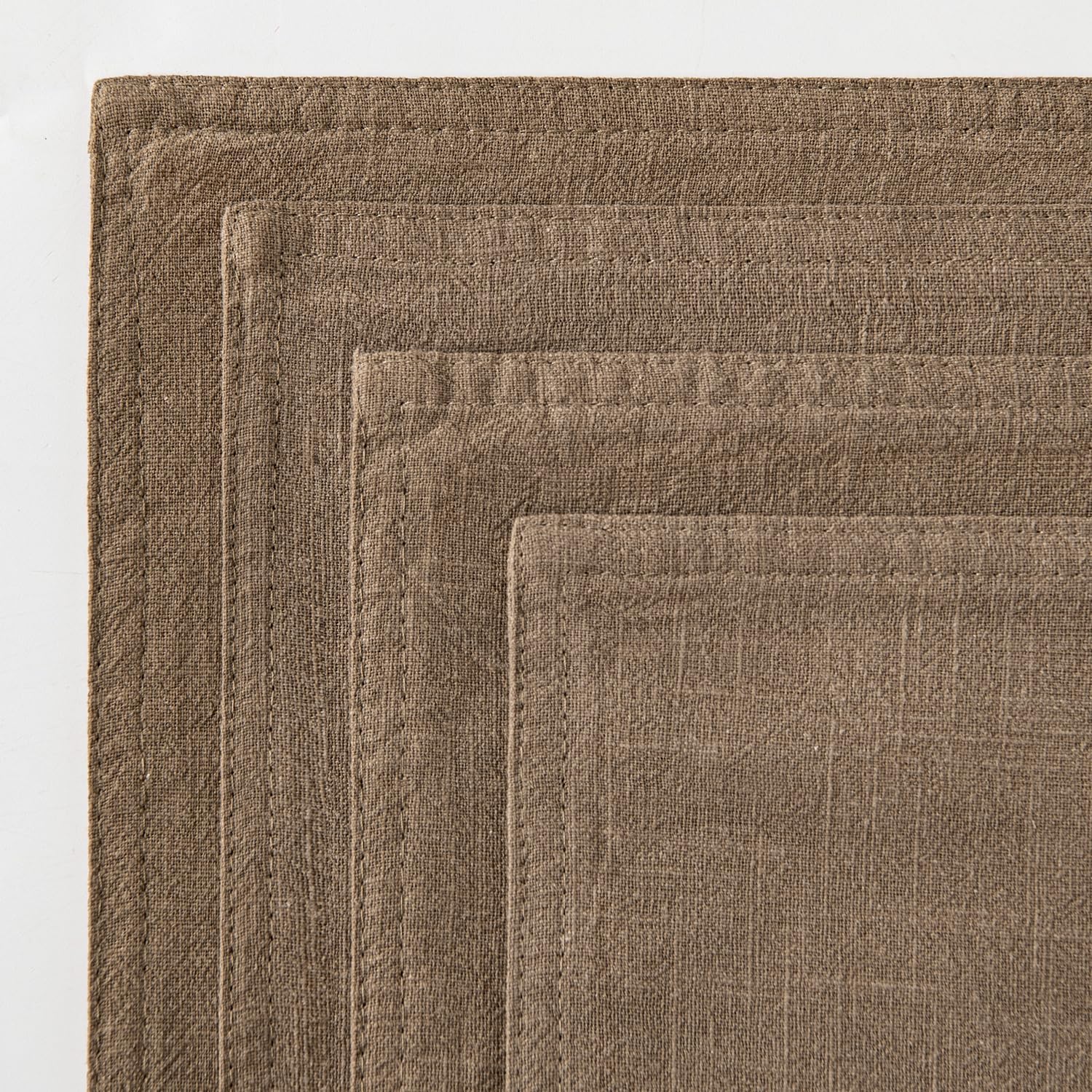 Deep Blue Linen Euro Pillow Covers